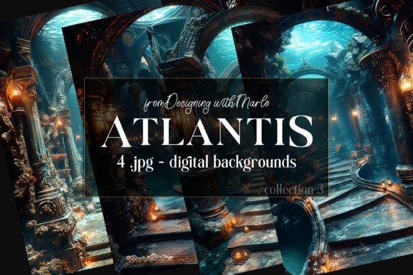 Atlantis Under Sea Fantasy Backgrounds 3