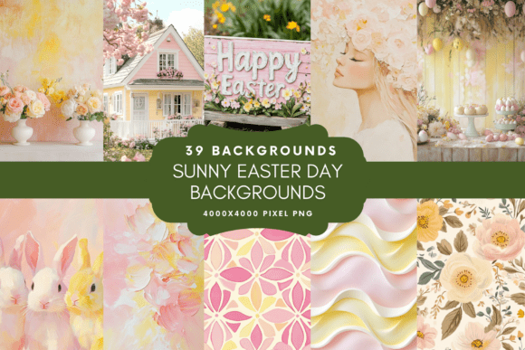 Brighten Your Designs with Sunny Easter Day Backgrounds