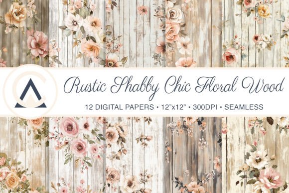 Cute Shabby Chic Floral Wood Backgrounds: A Designer's Guide