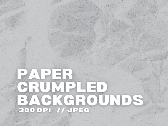 Elevate Your Designs with 10 Paper-Crumpled Backgrounds