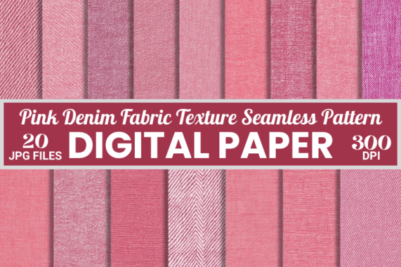 Pink Denim Fabric Texture Backgrounds: A Designer's Asset