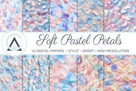 Soft Floral Petals Seamless Backgrounds: A Creative Staple